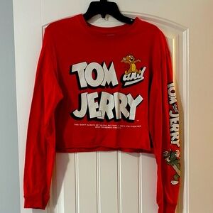 Kids Red Long Sleeve Tee